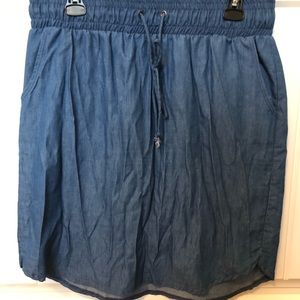 Agnes and Dora Chambray skirt